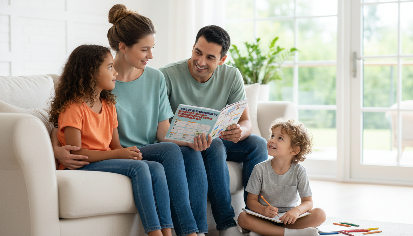 Talk & Connect: Parent-Child Workbook for Stronger Bonds